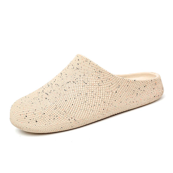 EVA Closed Toe Mules Cushion Backless Slip on Chef Clogs Half Shoes Lightweight Non-slip Casual Slippers Indoor & Outdoor