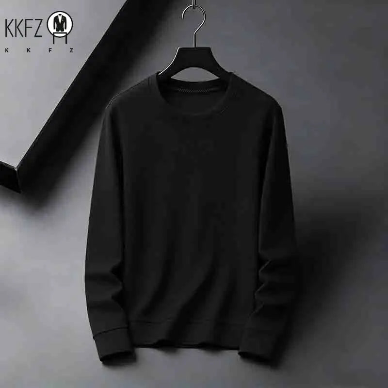 Fashion Men's Dusty  Crew Neck Long Sleeve Knit Top Slim Fit Casual Wear for Street Style & Commute