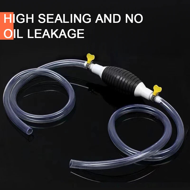 SEAMETAL Handy Manual Gas Oil Pump Car Fuel Pump Hand Straw Pump Durable for Liquid Gasoline Tuning Fuel Gasoline Diesel Pump