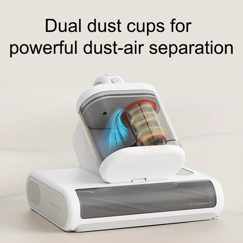 MIJIA Dust Mite Vacuum Cleaner 3 Pro,17kPa Suction,UV Sterilisation,3 Clean Modes,Smart Mite Detection,CN Version With Adapter