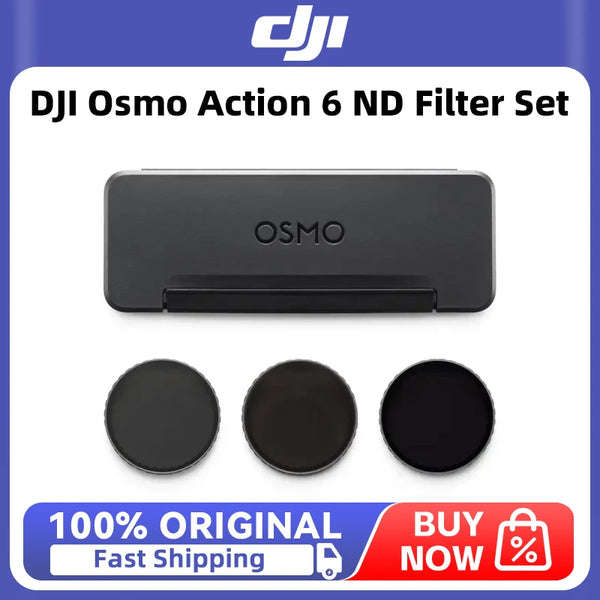 DJI Osmo Action 6 ND Filter Set Includes ND8, ND16, and ND32 filters and an ND Filter Case Original Accessories in Stock