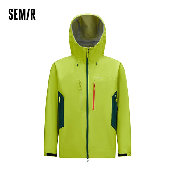 អាវក្រៅបុរស Semir ធន់នឹងទឹក ធន់នឹងការកកិត មានខ្យល់ចេញចូលបាន ពាក់បានបីផ្លូវ ពាក់ប្រចាំថ្ងៃរដូវរងាថ្មីឆ្នាំ ២០២៦