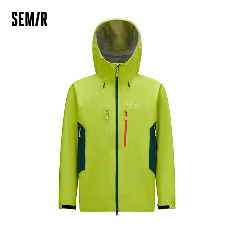 អាវក្រៅបុរស Semir ធន់នឹងទឹក ធន់នឹងការកកិត មានខ្យល់ចេញចូលបាន ពាក់បានបីផ្លូវ ពាក់ប្រចាំថ្ងៃរដូវរងាថ្មីឆ្នាំ ២០២៦