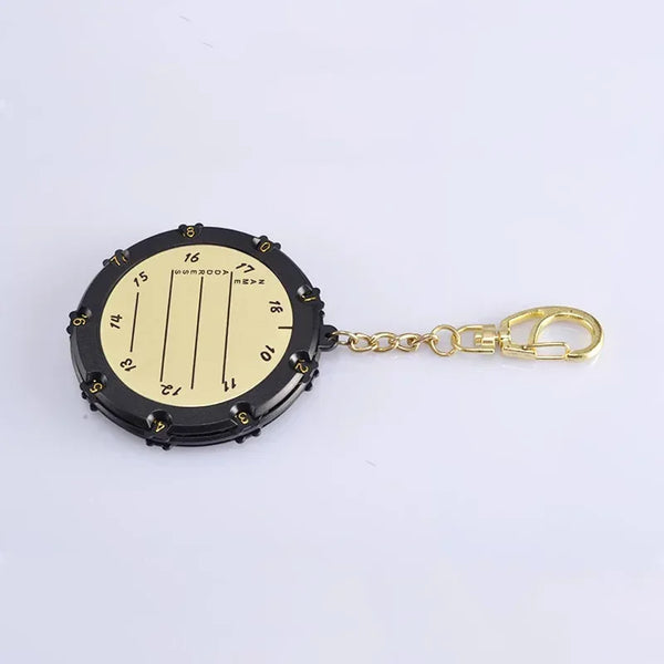 PGM 1pcs Golf Scorer D7.5cm Round 18 Hole Golf Supplies Accessories Gold Silvery Random Color JFQ001