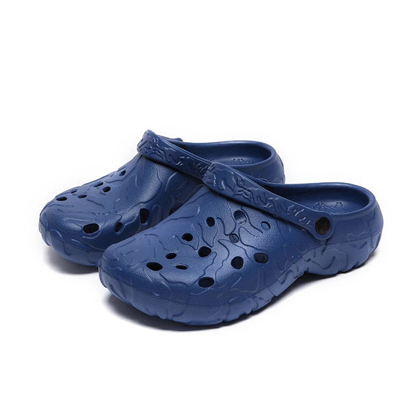 Plus Big Size 46 47 Summer Rubber Sandals Men Clogs Garden Shoes Zuecos Hombre Cholas Man Clog Beach Shoes Wide Foot