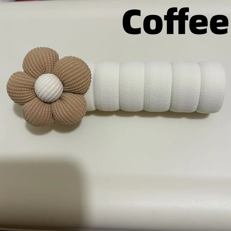 1PC Anti-Static Floral Door Handle Cover Silent Anti-Collision Door Protector,Anti-collision Decorative Door Handle Cover.