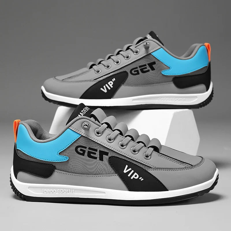 Men's flat casual shoes Four seasons lightweight soft-sole non-slip outdoor walking shoes fashion youth Joker sports board shoes