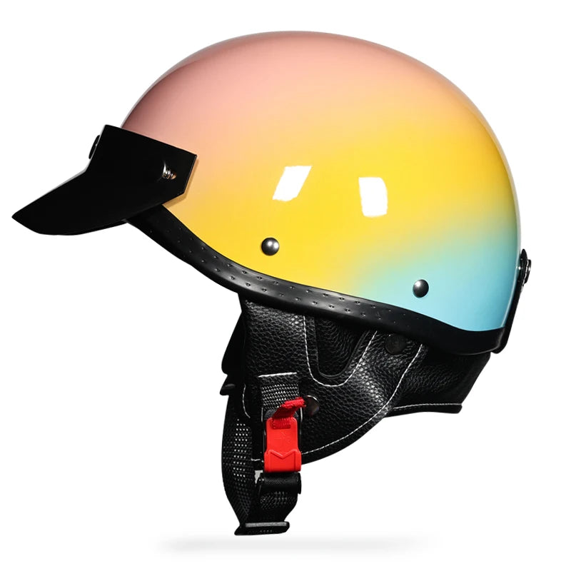 Retro vintage motorcycle helmet scooter half helmet cruiser prince motorcycle helmet