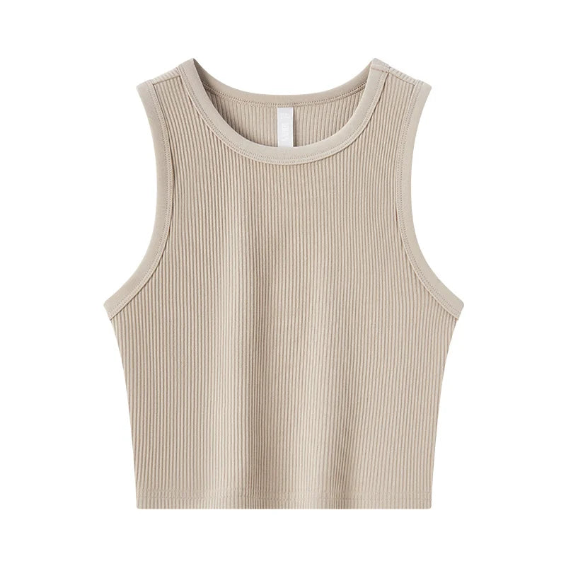 Semir Versatile Vest Contrast Color Bra Integrated Simple Inner Wear Women Camisole Daily Outer Underwear 2026 Spring