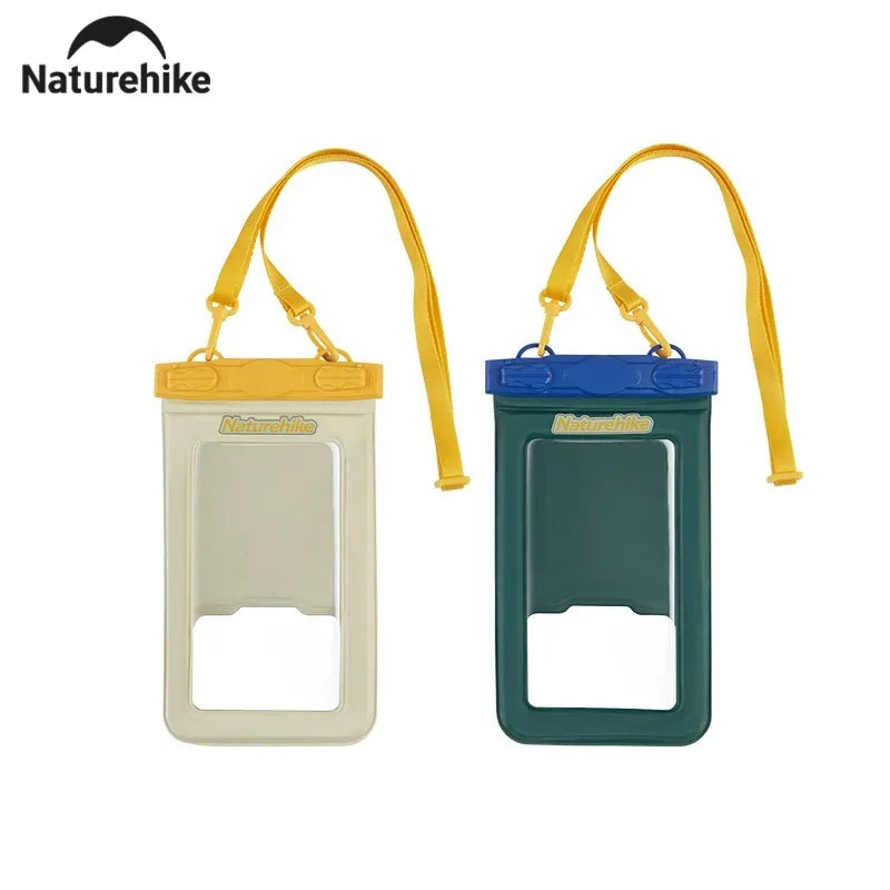 Naturehike Cell Phone Waterproof Bag IPX8 PVC Surfing Swimming Phone Bag Portable Cell Phone Bag Beach Diving Snorkeling Bag