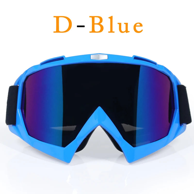 Adult  Motocross Goggles Motorcycle goggles Glasses ATV Clear Lens Ski Helmet Googles Off-road for Kawasaki Oculos Gafas