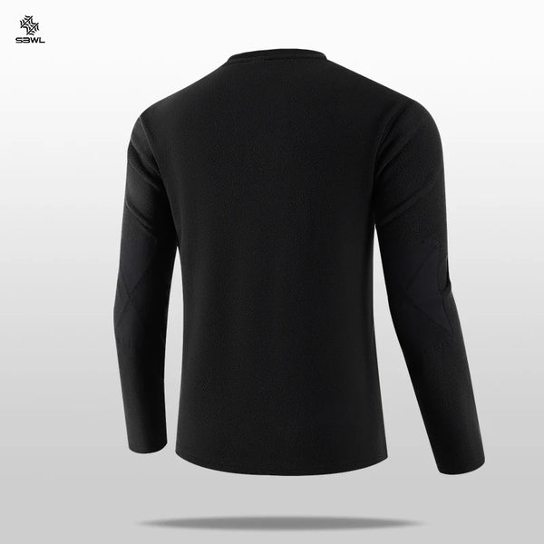 SBWL Quick Dry Running Shirt Men Fitness Sport Gym T-Shirt Bodybuilding Gym Workout Long-Sleeved T-Shirt Compression Shirt Tees