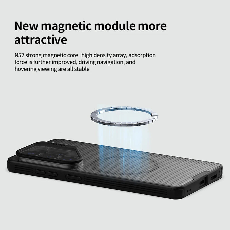 NILLKIN For Samsung Galaxy S26 Ultra Magsafe Case CamShield Prop With Camera Protection Magnetic Back Cover For Samsung S26Ultra