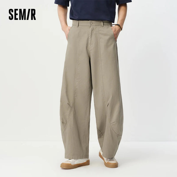 ខោបុរស Semir 3D 2026 កាត់កោង បត់ ត្រង់ រចនាប័ទ្មទីក្រុង ធម្មតា រាល់ថ្ងៃ ទន់ មានផាសុកភាព ពាក់ប្រចាំថ្ងៃ ទាន់សម័យ