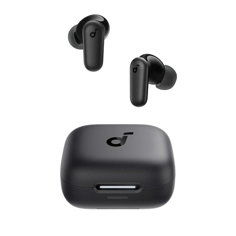កាសស្តាប់ត្រចៀកប៊្លូធូស Soundcore ដោយ Anker P30i បច្ចេកវិទ្យាកាត់បន្ថយសំឡេងរំខានឆ្លាតវៃ បែបផែនសំឡេងព័ទ្ធជុំវិញ អាយុកាលថ្មយូរបំផុត ៤៥ ម៉ោង