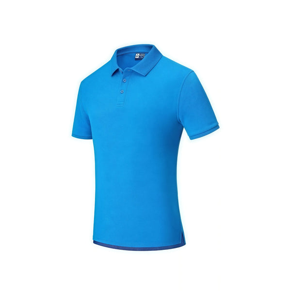 Soft skin-friendly short-sleeved POLO shirt  250G High-quality island cotton custom logo work uniform busines and casual