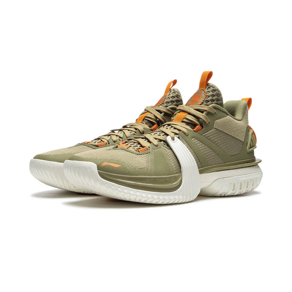 ស្បែកជើងបាល់បោះបុរស Li-Ning BAD5 STORM 2024 WNTR ក្រៅផ្ទះ ធ្វើពីស្នោស្រាល បូករួមទាំងខ្នើយ TUFF OS ស្បែកជើងប៉ាតា Lining ដែលអាចពាក់បាន ABFU051
