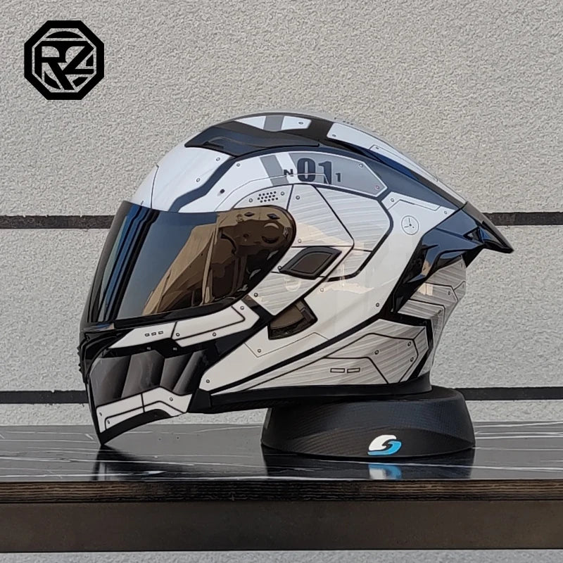 ORZ New DOT Appoved High Quality Double Lens Flip Up Helmet Abs Full Face motocross Motorcycle Racing Helmet Unisex