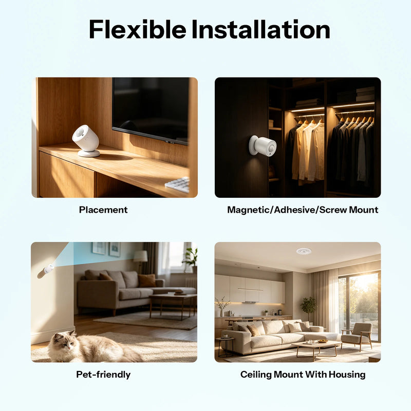 SONOFF SNZB-03PR2 SenseGuard Motion Gen2 Zigbee Motion Sensor PIR Motion Detection Light Sensing Work with Apple Home Via Matter