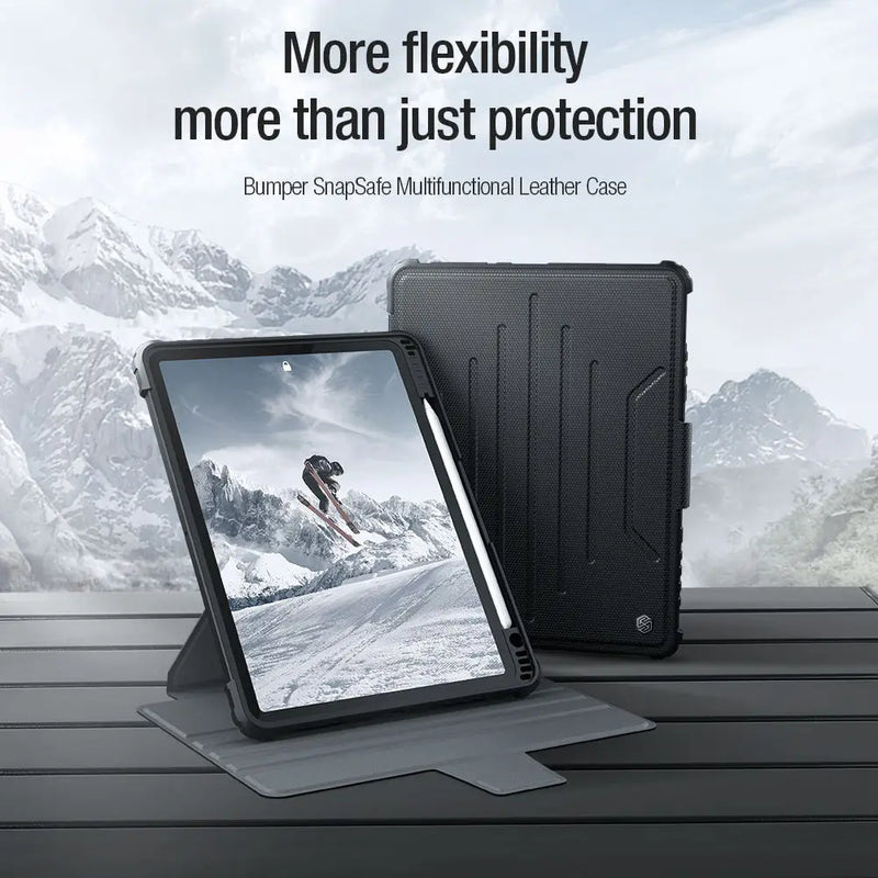 NILLKIN For iPad Pro 12.9 inch Case Magnetic Case For iPad Air 13 11 2024 for iPad 10th Generation Multifunctional Leather Case
