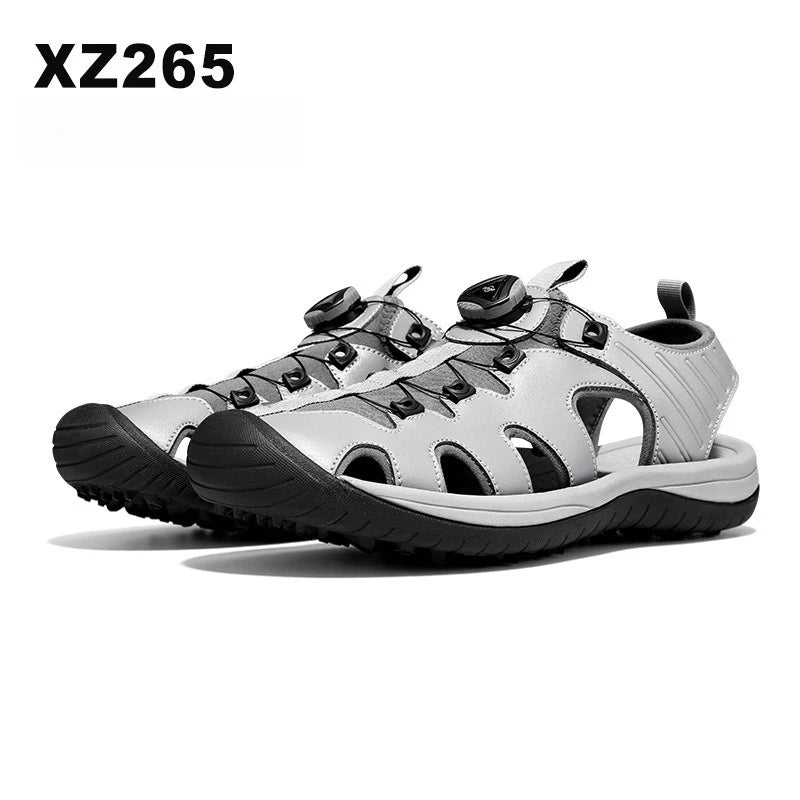 PGM Men's Golf Shoes Summer Anti Slip Shoe Studs Super Breathable Sandals XZ265