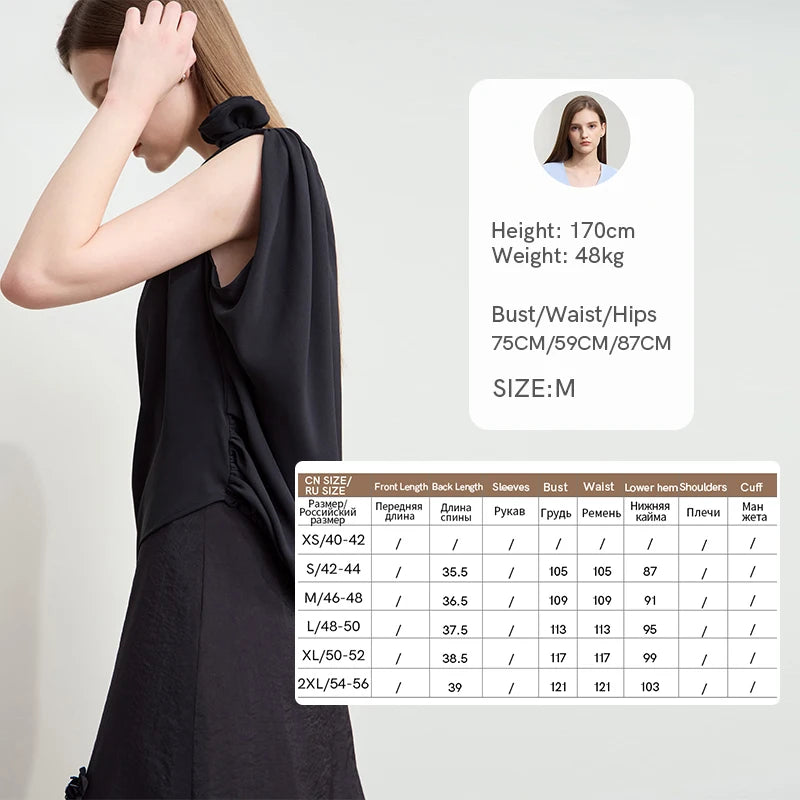 Amii Minimalist Casual Light Luxury Chiffon Shirt Women 2026 Summer New Party Stereo Flower Slant Neck Shoulder Blouses 12542144