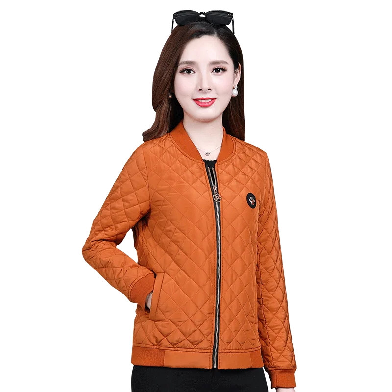 អាវធំស្តើងរដូវស្លឹកឈើជ្រុះក V អាវធំភួយសម្រាប់ស្ត្រីវ័យកណ្តាល អាវធំក្តៅឧណ្ហៗ អំណោយរបស់ម្តាយ