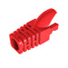 ZoeRax 100pcs Cat5E CAT6 RJ45 Ethernet Network Cable Strain Relief Boots Cable Connector Plug Cover Red CHINA