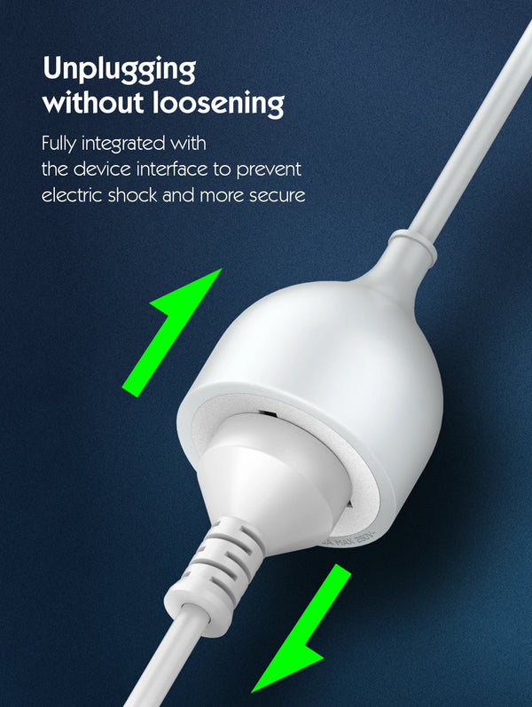 ខ្សែភ្លើងបន្ថែម LDNIO 2500W 5M ឌុយរន្ធដោតសកល បន្ទះដោតភ្លើង EU/UK/US សម្រាប់ប្រើប្រាស់ក្នុងផ្ទះ និងក្រៅផ្ទះ