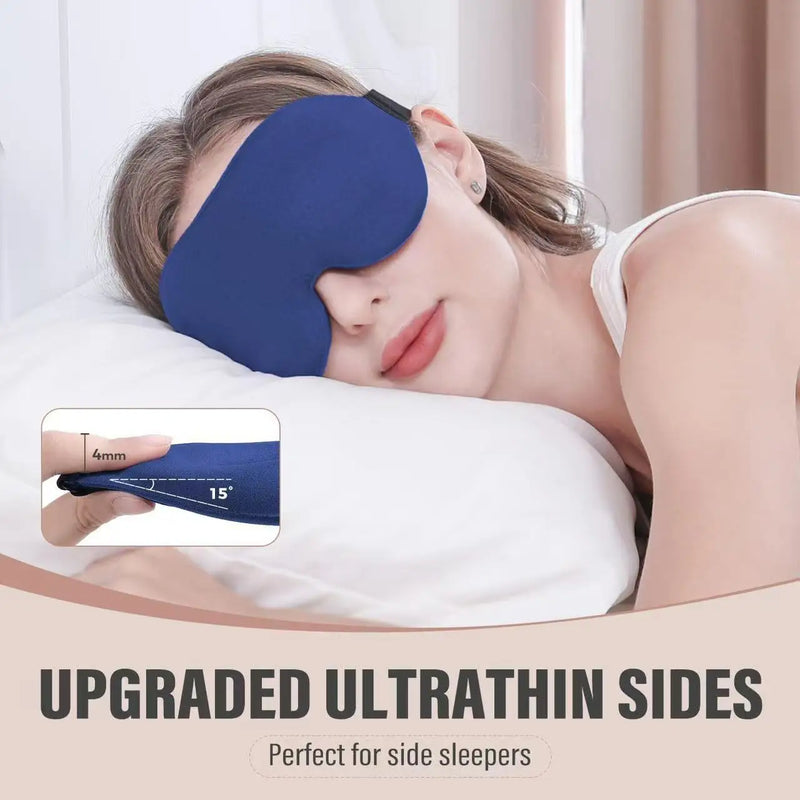 360° Full-Coverage 3D Eye Mask, Breathable, Non-Pressing, Suitable for Both Men and Women During Sleep