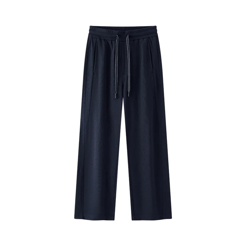 Semir Women Pants Fleece Lined Panelled Design Loose Fit Barrel Leg Elastic Waist Minimal Style Everyday Style 2026 Winter