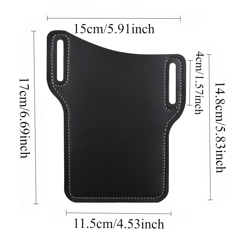 Universal Sports Waist Bag, Mobile Phone Waist Bag, Hanging Waist Bag, Leather phone belt bag，Outdoor equipment accessories