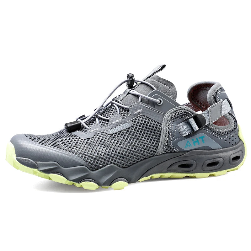 HUMTTO New Summer Water Shoes for Men Breathable Beach Sneakers Mens 2022 Trekking Outdoor Aqua Shoes Sports Hiking Sandals Man