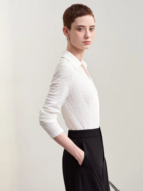 អាវ Amii Minimalism ឆ្នាំ ២០២៥ សម្រាប់ស្ត្រី រដូវស្លឹកឈើជ្រុះ អាវយឺតក V ថ្មី អាវកាឌីហ្គែន ដៃវែង ស្លីម ម៉ូដ អាវសម្រាប់ស្ត្រី 12413010