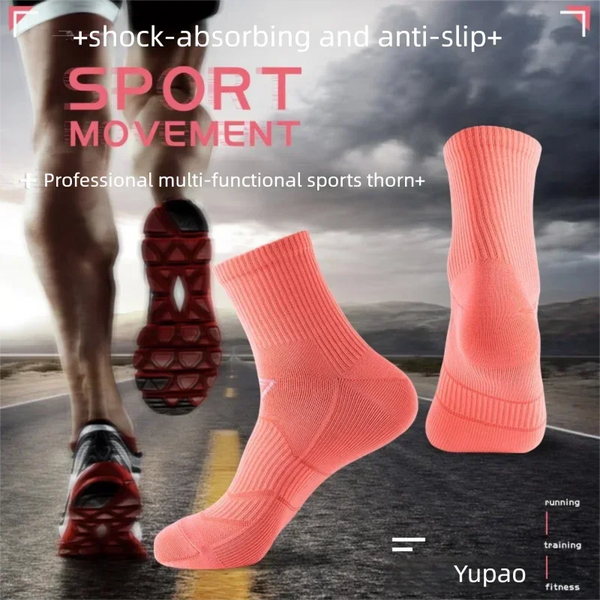 WRELS 1/2/3 Pairs Running Athletic Socks Cushioned Ankle Socks Men Women Arch Support Breathable Outdoors Sports Low Cut Socks