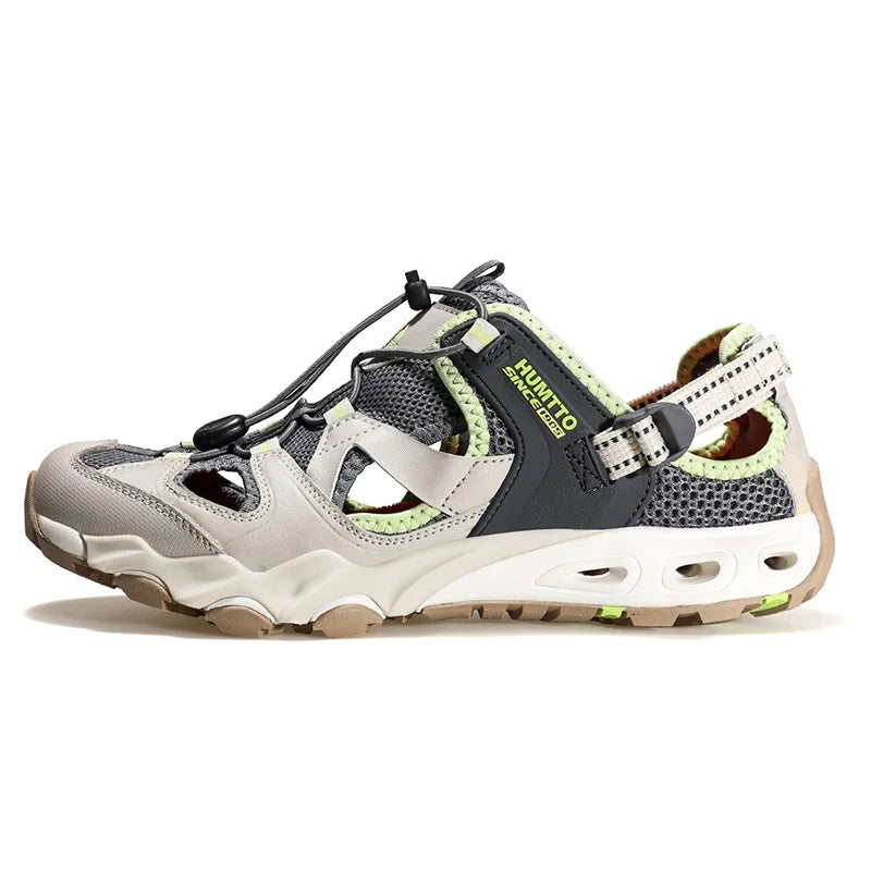 HUMTTO Wading Shoes for Men Breathable Summer Beach Water Sneakers 2022 Sports Mens Sandals Trekking Outdoor Man Hiking Shoes