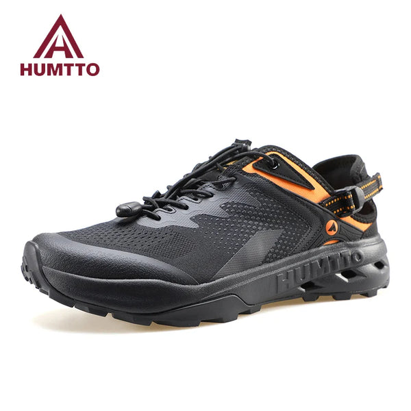 HUMTTO Barefoot Hiking Shoes Men's Summer Aqua Shoes Men Breathable Quick Drying Outdoor Sneakers Lightweight Beach Sandals Man