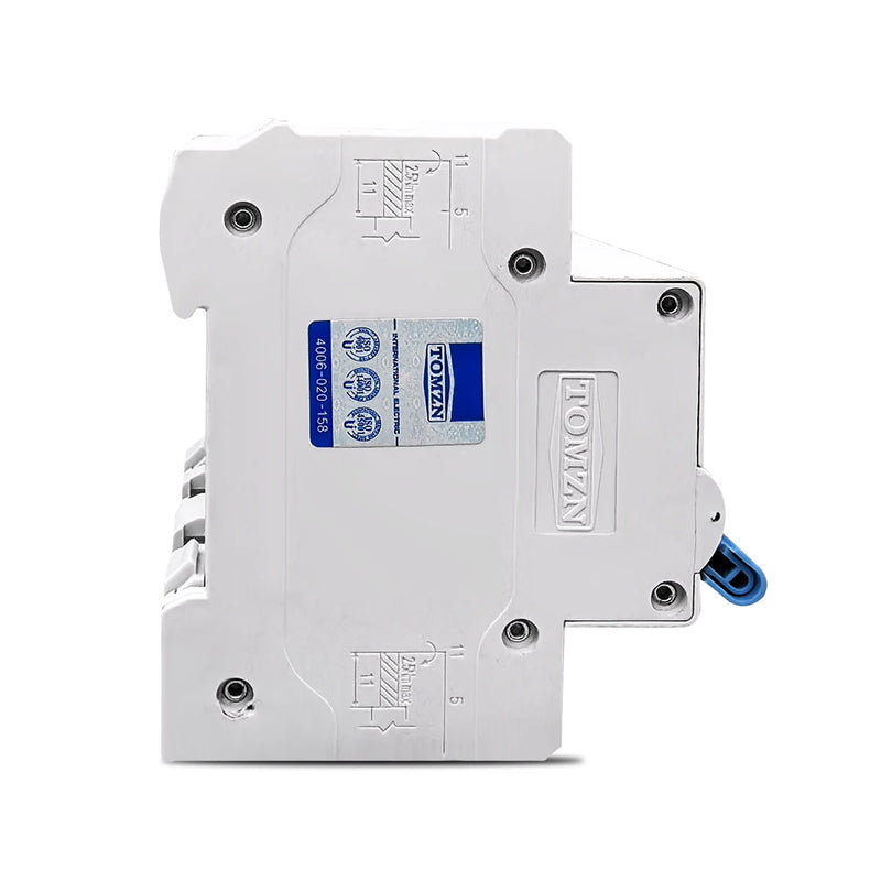TOMZN 2P Plus 2P DC MTS Dual Power Manual Transfer Switch Circuit Breaker MCB for PV System 2P+2P
