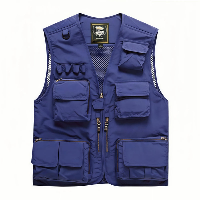 7XL New 15 Colors Multi-Pocket Breathable Outdoor Vest Custom Logo Vest Photography Workwear Vest Summer Reversible