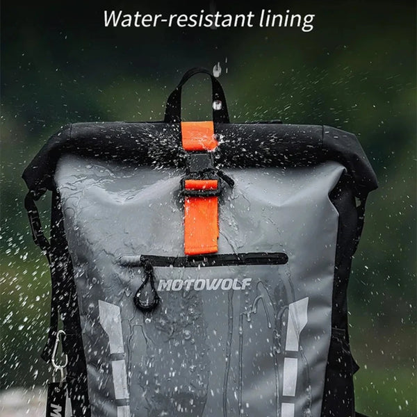កាបូបស្ពាយម៉ូតូ Motowolf សម្រាប់បុរស និងស្ត្រី កាបូបការពារទឹក កាបូបស្ពាយសម្រាប់ជិះ កាបូបស្ពាយសម្រាប់ធ្វើដំណើរ កាបូបសម្រាប់ដាក់ឥវ៉ាន់ គ្រឿងបន្ថែមសម្រាប់ម៉ូតូ