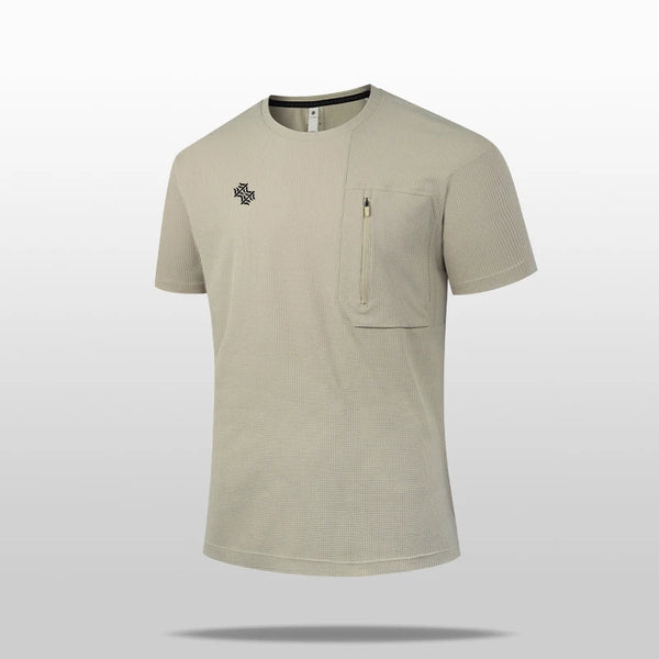 SBWL Summer Men's Casual Outdoor Sports High-Quality Quick-Drying T-Shirt Running Sports Short Sleeve Tees