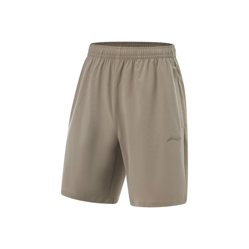 ខោខ្លីហាត់ប្រាណបុរស Li-Ning AT DRY ULTRA Reguler Fit 86% Polyester 14% Elastane LiNing Sports Fitness AKSV111