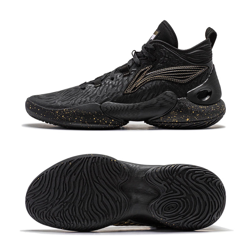 Li-Ning Men's YUSHUAI XVIII Professional Basketball Shoes BOOM Cushion SYNCHRO-ADJUSTSYSTEM Support Sport Shoes Sneakers ABAU009