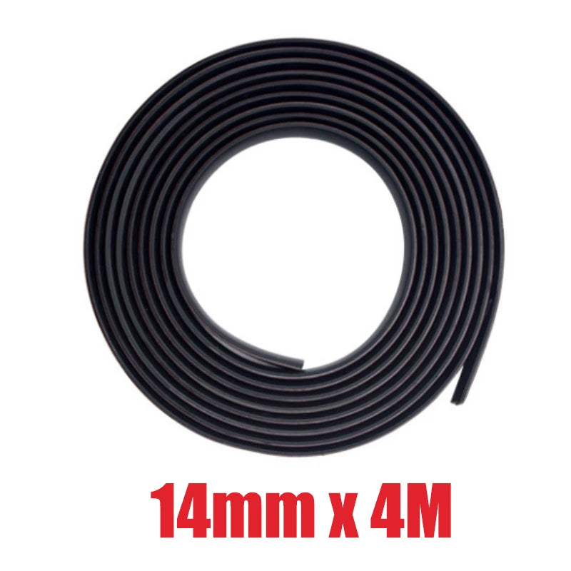SEAMETAL Car Rubber Seals Edge Sealing Strips Auto Roof Windshield Car Rubber Sealant Protector Seal Strip Window Seals 14/19mm
