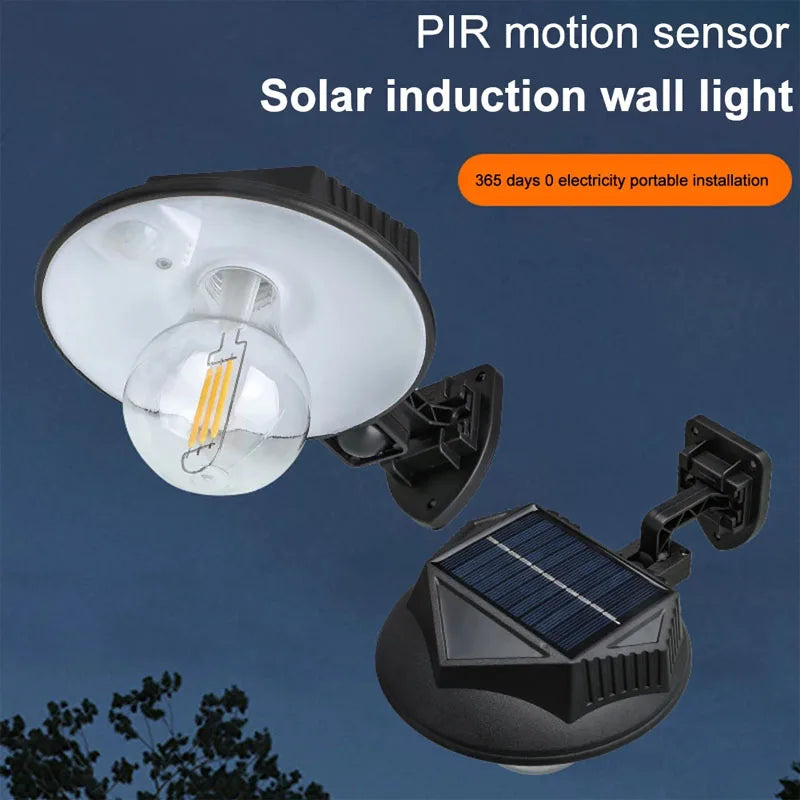 Solar Lights for Outside 4Modes Split Motion Sensor Outdoor Lights Outdoor Waterproof IP65 Solar Lights for Yard Patio Garden