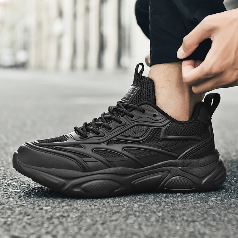 Men's light casual sneakers Four seasons new soft sole breathable non-slip comfort fashion outdoor walking running sports shoes