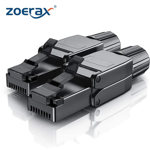 ZoeRax Cat8 Cat7 Cat6a Connectors RJ45 Tool Free Industrial Ethernet Easy Jack Shielded RJ45 Modular Termination Plug - 1PCS