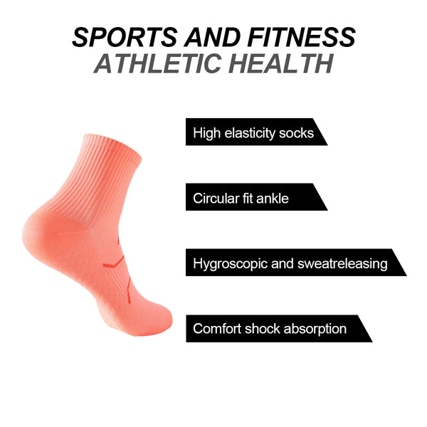 Pro Breathable Racing Bike Socks Outdoor Sports Compression Socks Breathable Men's And Women's Sports Running Basketball Socks