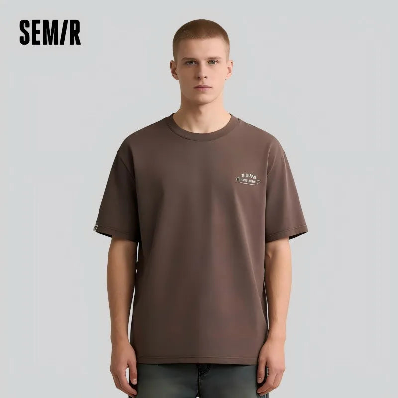 Semir Mens Tshirt 2026 Quick Dry Antibacterial Printed New Arrival Casual Fashion Soft Daily Wear