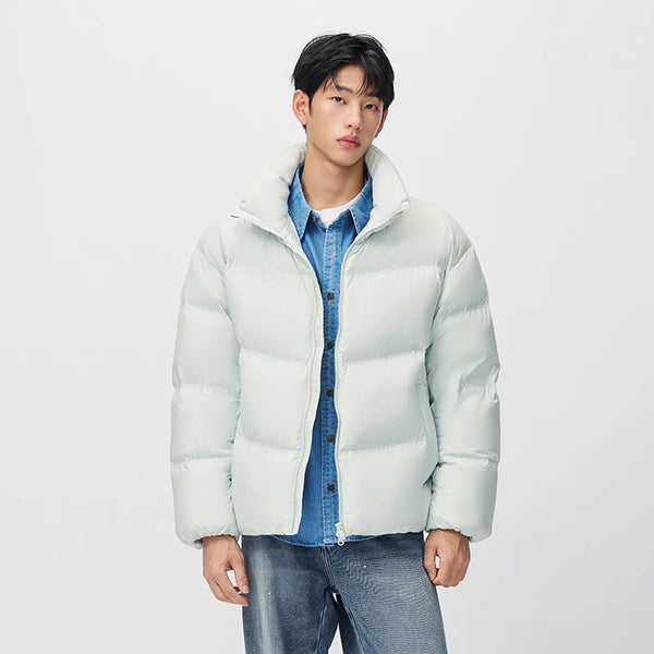 អាវក្រៅ Semir សម្រាប់បុរស កអាវឈរ ការពារខ្យល់ ការពារទឹក ឆ្នាំ២០២៦ ថ្មីសម្រាប់ពាក់ប្រចាំថ្ងៃ រដូវរងា ស្ទីលធម្មតាសម្រាប់ទីក្រុង